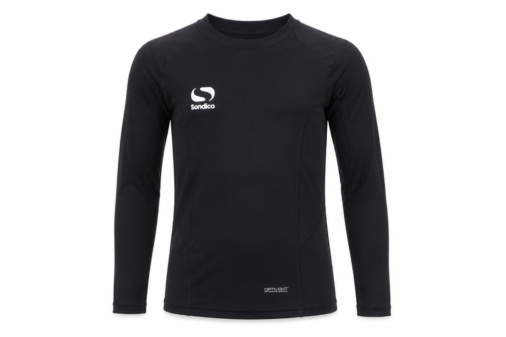 Sondico Boys Black Long Sleeve Activewear Top - 13 Years