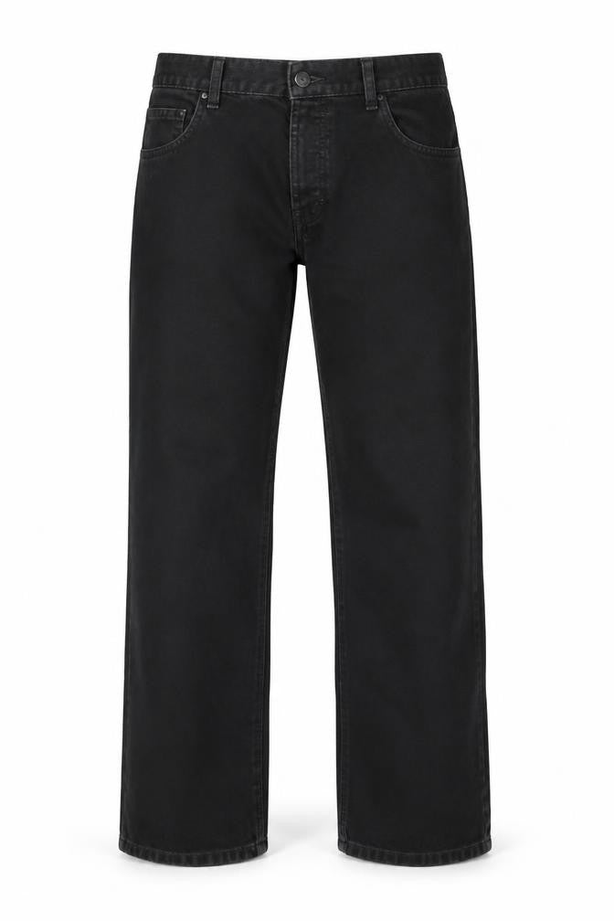 Next Men's Black Relaxed Fit Trousers 32L