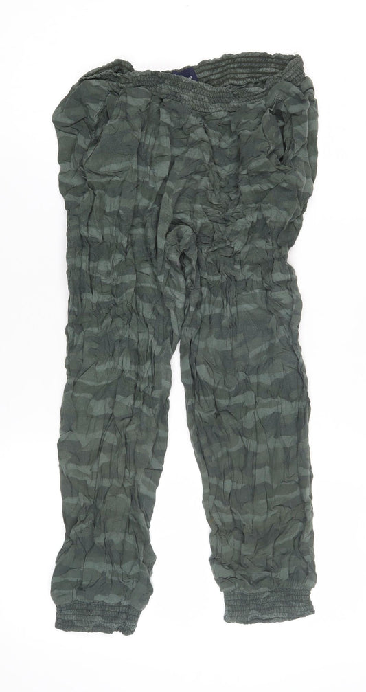 American Eagle Women's Green Camouflage Jogger M