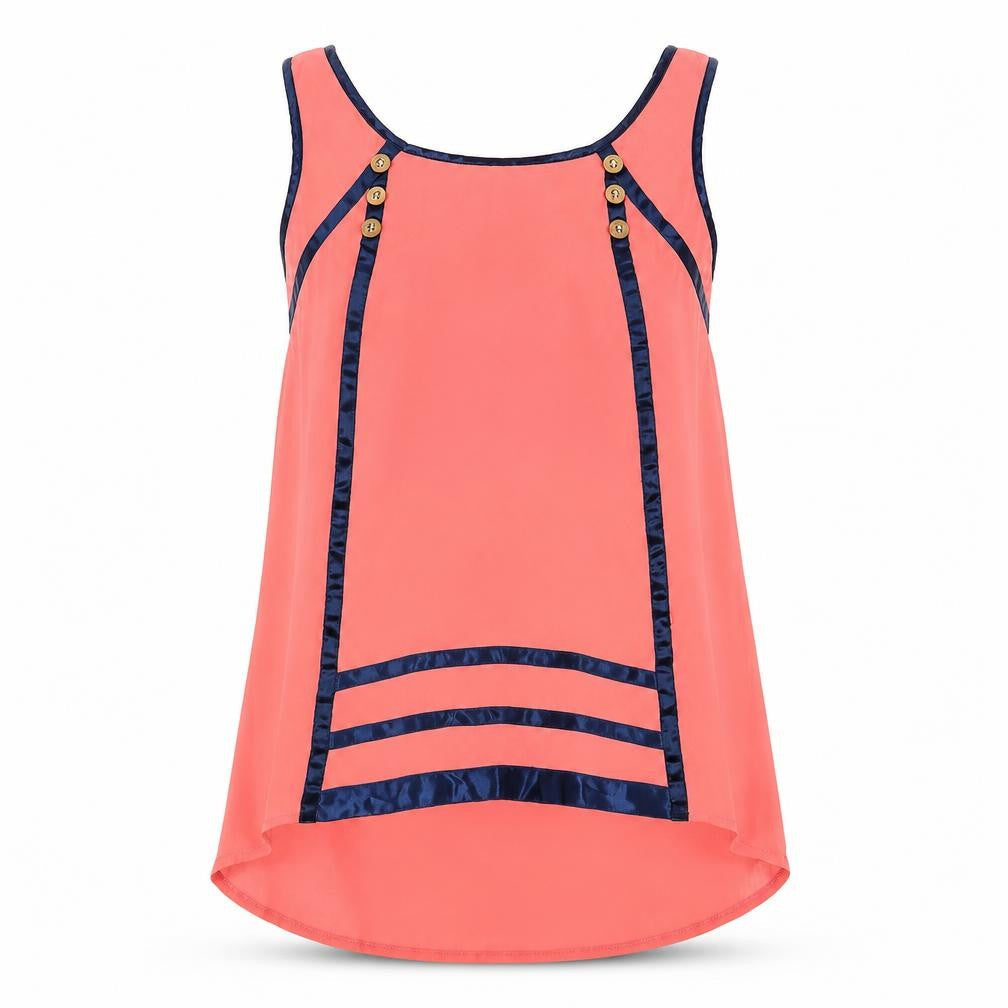 Little Mistress Women's Pink Tank Top Size 10