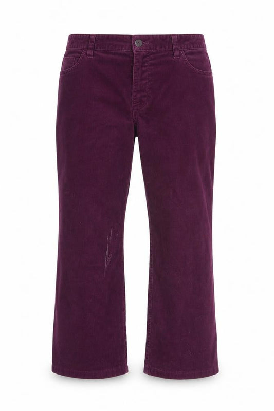 Boden Purple Corduroy Women's Trousers, Size UK 11