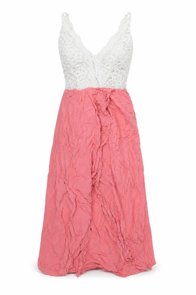 Review Women's Multicoloured Lace Dress XS
