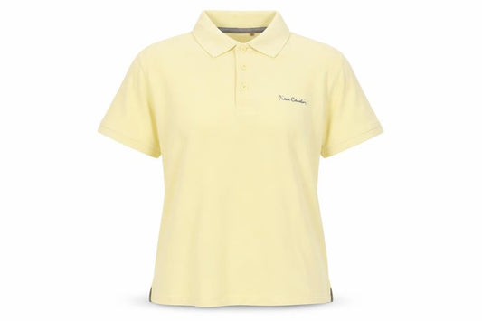 Pierre Womens Cardin Yellow Polo Shirt Size S