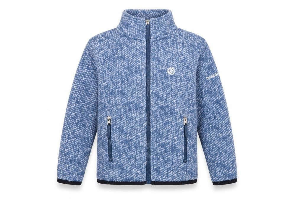 Dare2B Boys Flecked Blue Jacket, Size 5-6 Years, Zip Closure