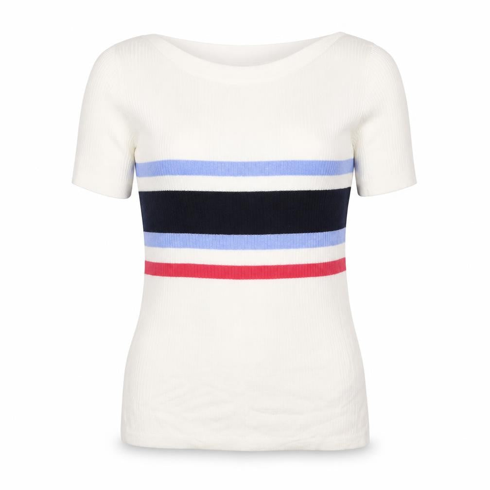 Next Women's Multicoloured Striped Jersey T-Shirt