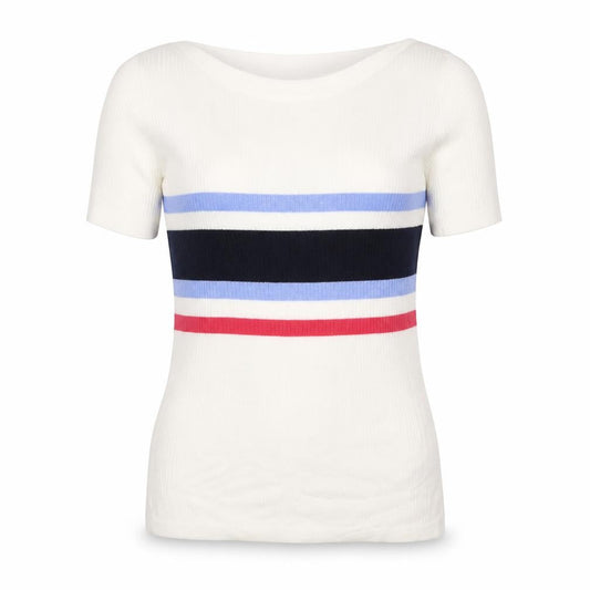 Next Women's Multicoloured Striped Jersey T-Shirt