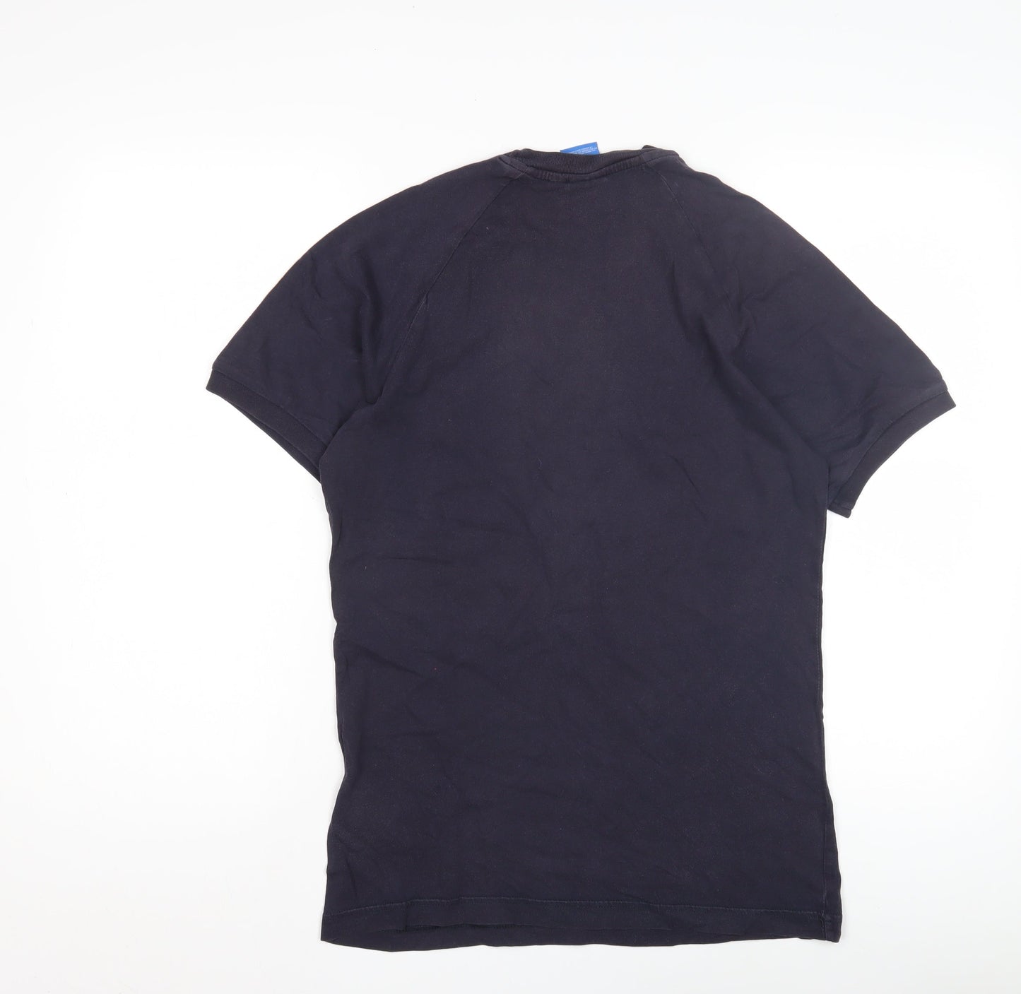 Adidas Men's Black S Logo T-Shirt, Short Sleeve