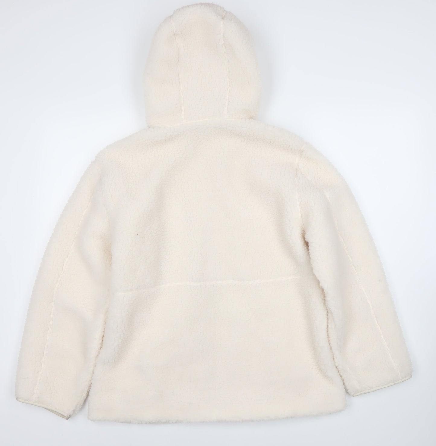 H&M Women’s Ivory Hooded Jacket XS Casual