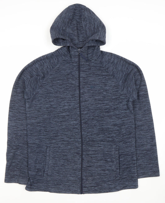 Mountain Warehouse Men's Blue Hooded Jersey Jacket S