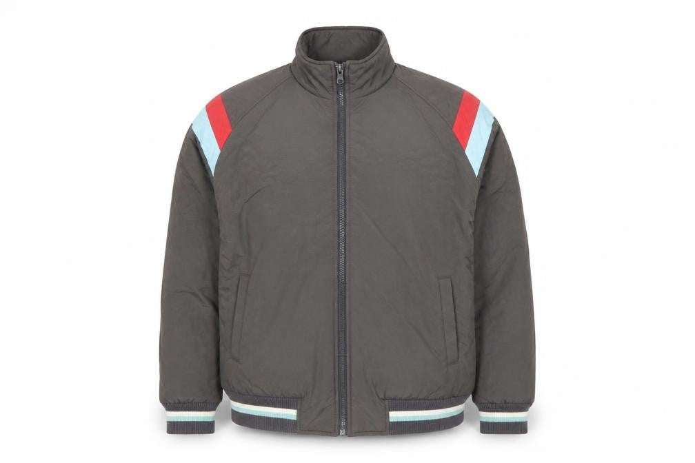 2YOU Men's Black Windbreaker Jacket, Size: