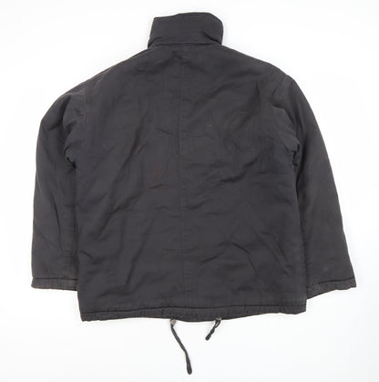 Back view of ASOS DESIGN Women's Black Petite Jacket, size 2