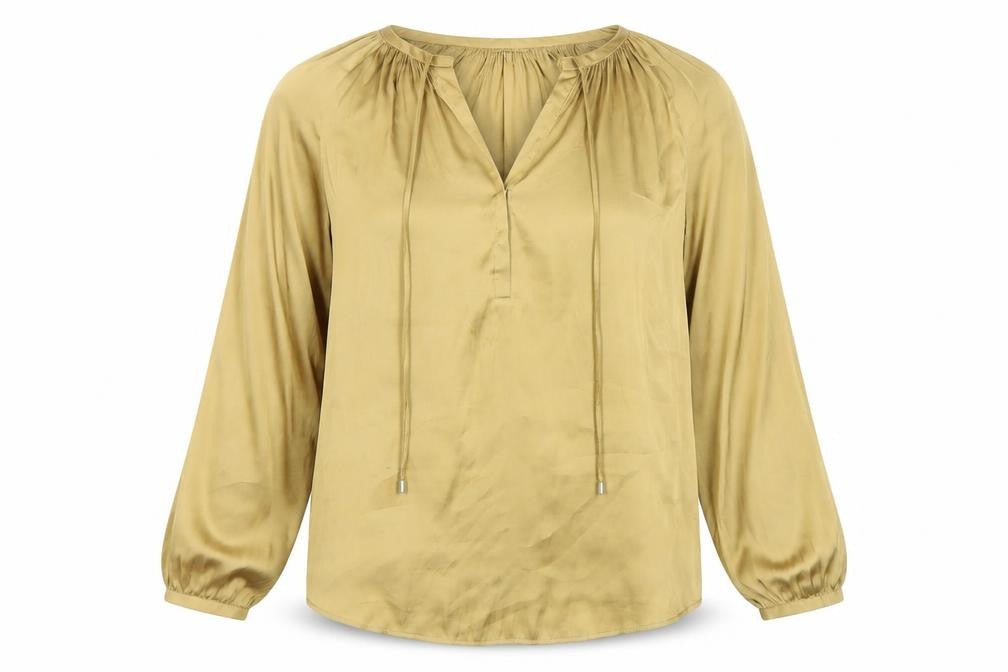 Marks & Spencer Women's Beige Tunic Blouse Size 14