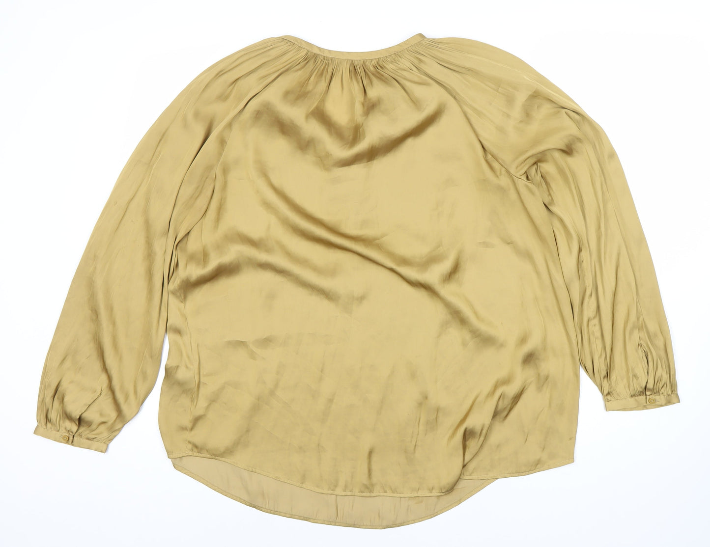 Marks & Spencer Women's Beige Tunic Blouse Size 14