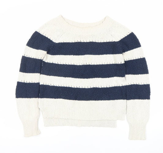 Next Women's Multicoloured Cotton Pullover Jumper