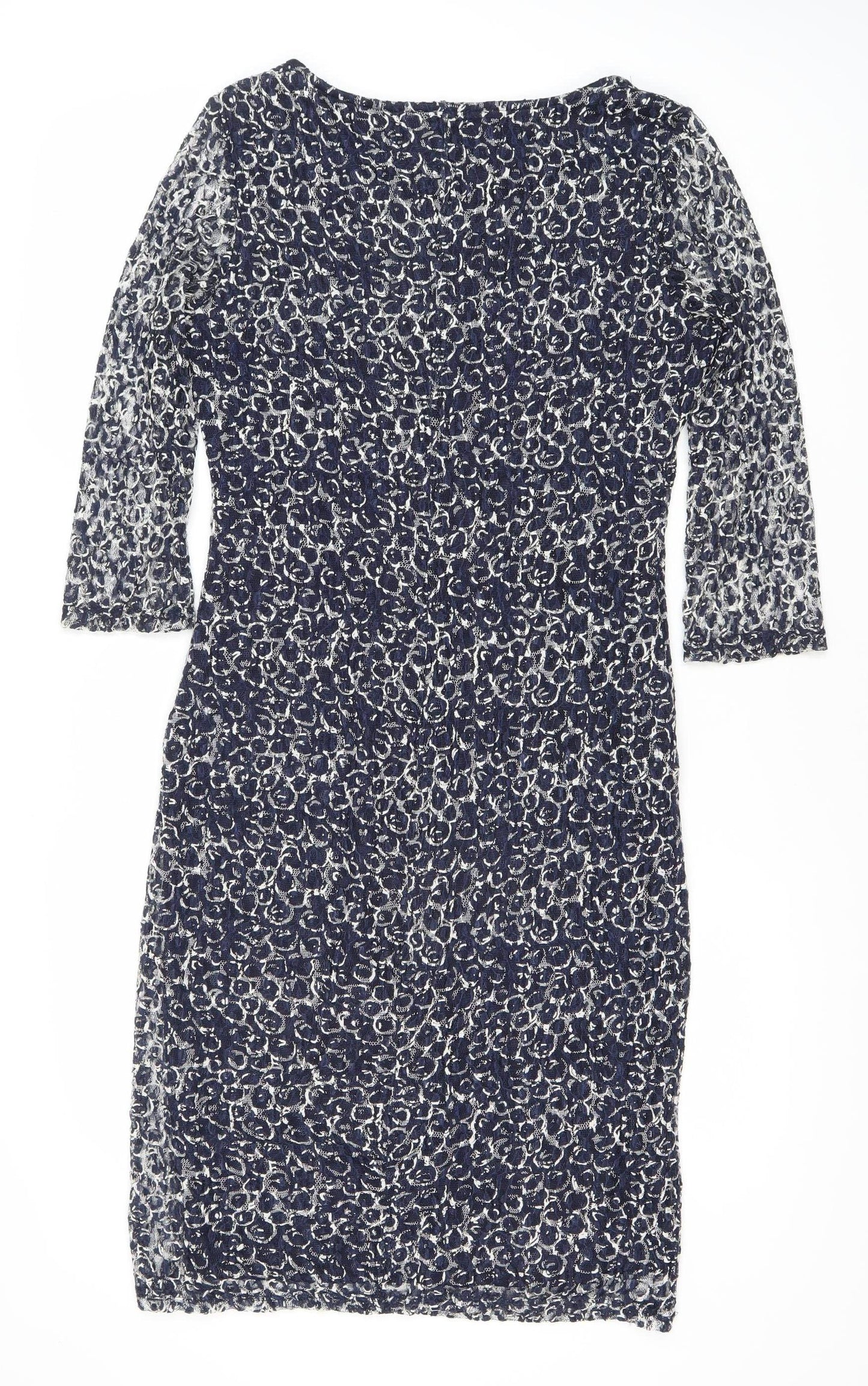 Marks and Spencer Women's Blue Sheath Dress Size 14