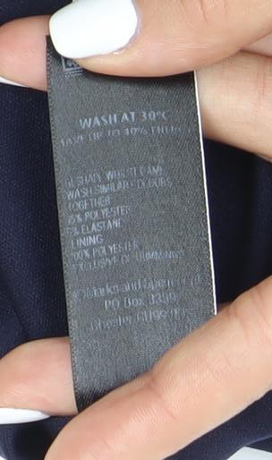 Marks and Spencer Women's Blue Sheath Dress Size 14
