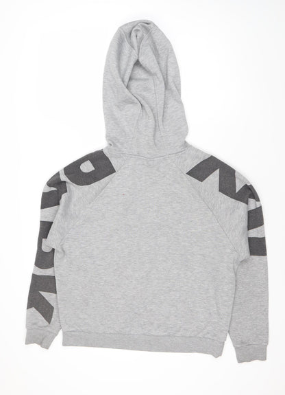 Back view of Ivy Park Women’s Grey Pullover Hoodie, size S