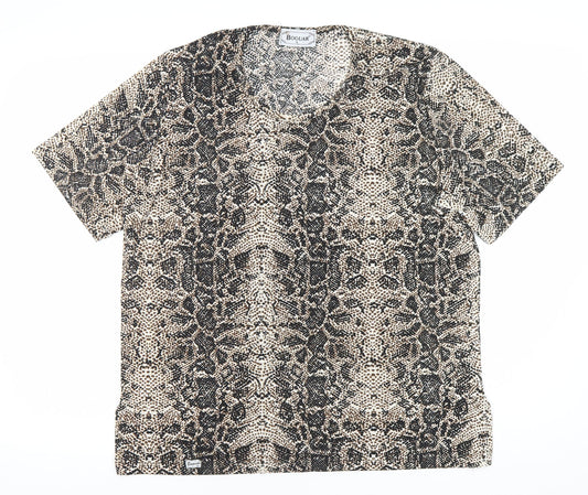 Boguar Women's Multicoloured Animal Print Top