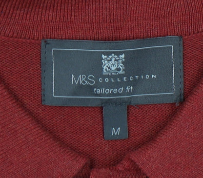 Marks & Spencer Men's Red M Pullover Jumper