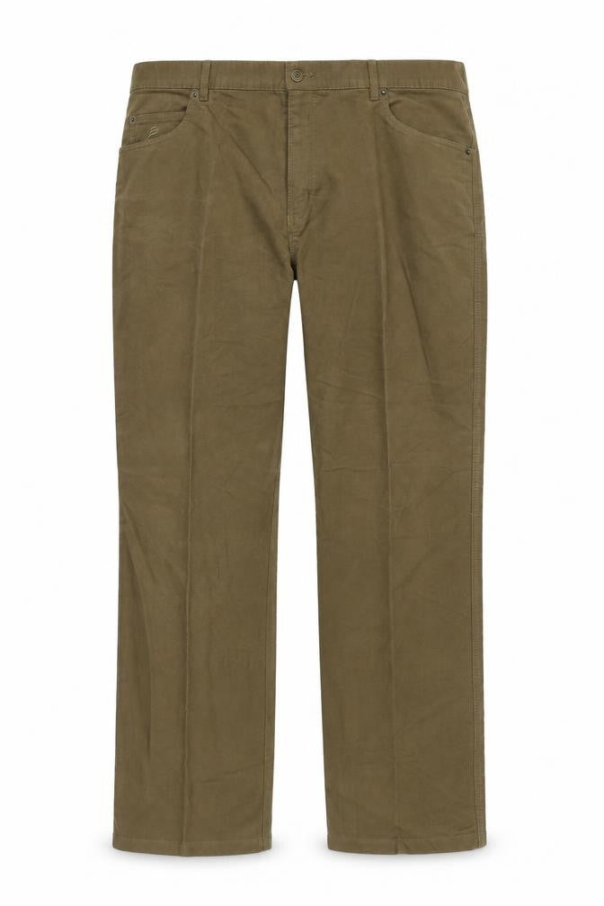 Harvey Parker Men's Brown Chino Trousers Size 42R