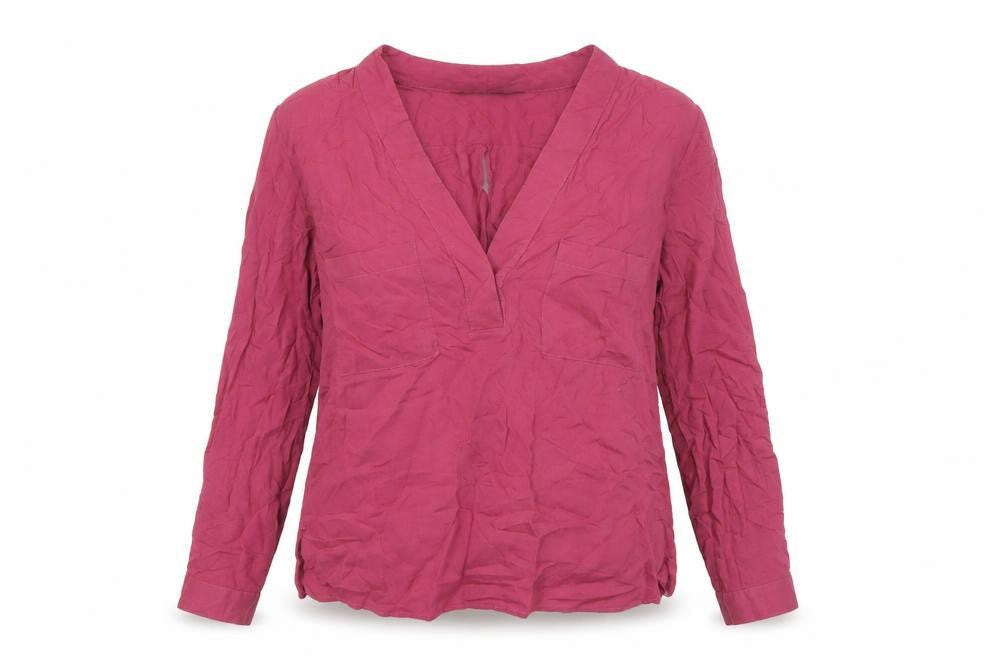 Zara Woman Pink Blouse, Size M, Long Sleeve