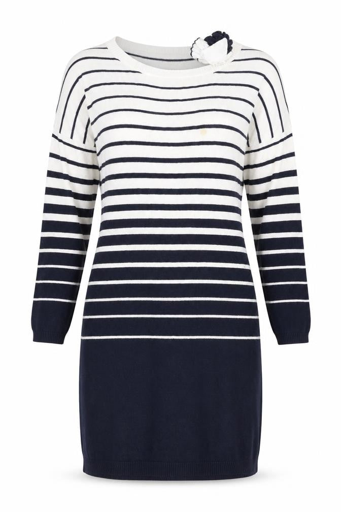 Monsoon Women's Striped Knit Jumper Dress, Small