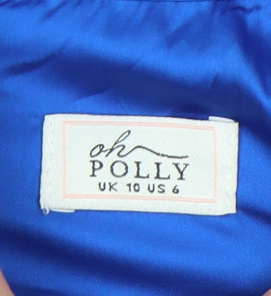 Oh Polly Women’s Blue Short Slip Dress Size 10