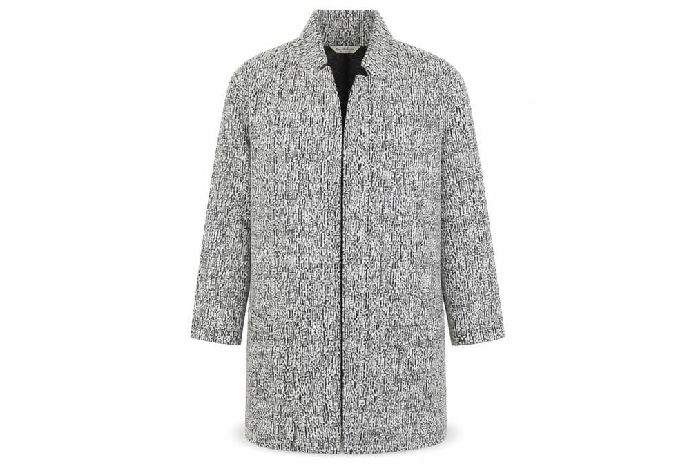 Miss Selfridge Women's Black & White Knit Coat Size 12