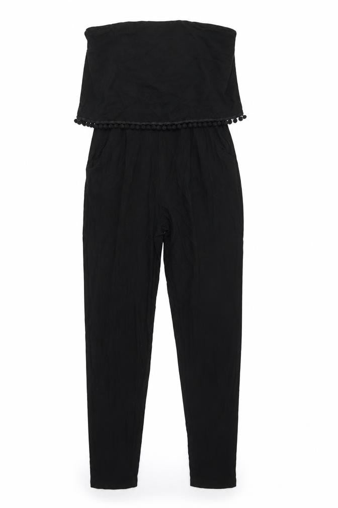 Next Women’s Black Off-Shoulder Jumpsuit UK 8