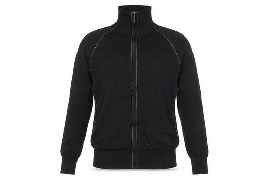 Zara Man Black Full Zip Jumper, Size M, Cotton