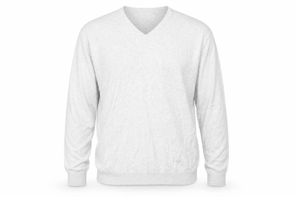 Next Men's Grey V-Neck Pullover Jumper - Large
