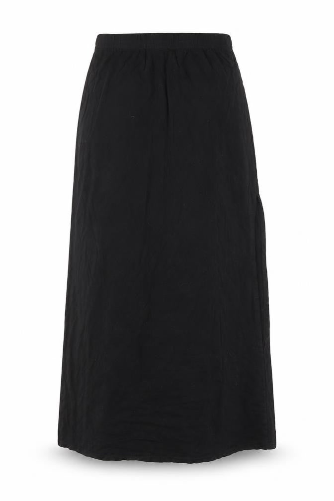 Garage Women's Black Long Skirt, Size S, Elastic Waist
