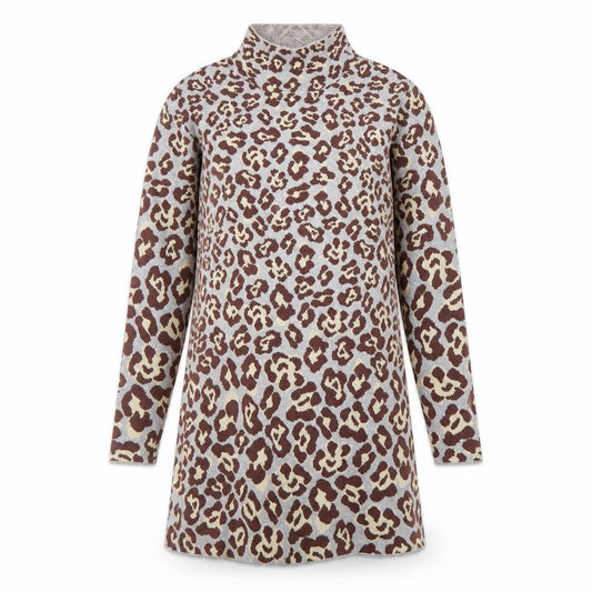 Zara Women's Multicoloured Animal Print Dress M