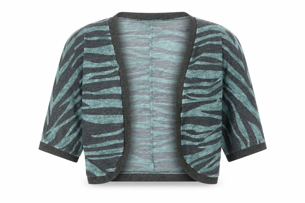 Geisha Women's Multicoloured Animal Print Shrug Size 10