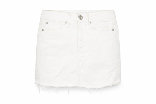 American Eagle Women's White Short Fringe Skirt, Size 4