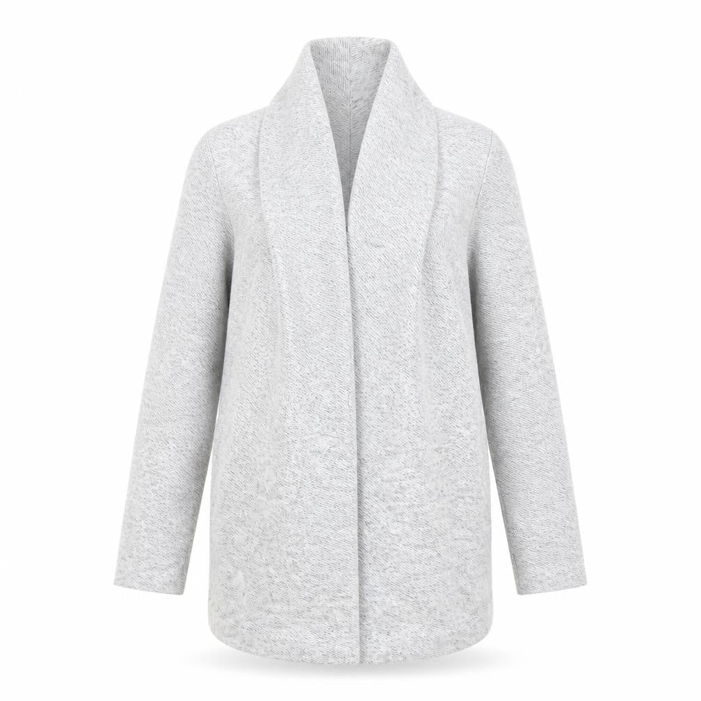 Next Women's Grey Open Front Cardigan Size 12 Long Sleeve