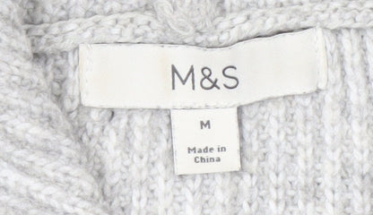 Additional view of Marks & Spencer Grey Hooded Jumper M