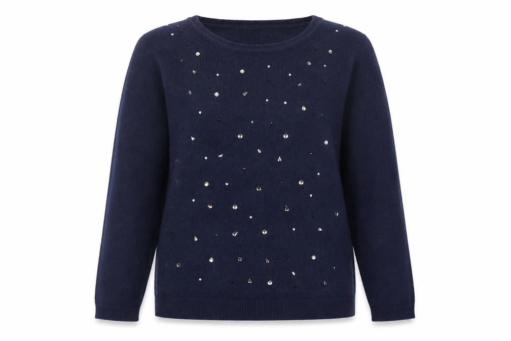 Marks & Spencer Women's Blue Pullover Jumper UK 14