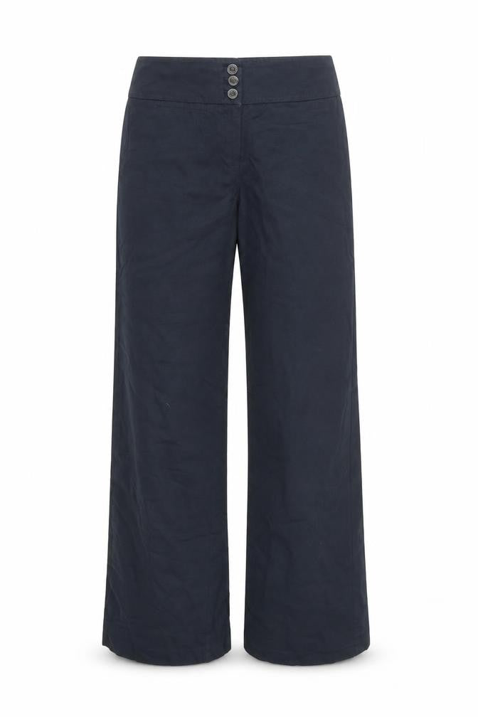 Autograph Women's Blue Straight-Leg Trousers Size 10