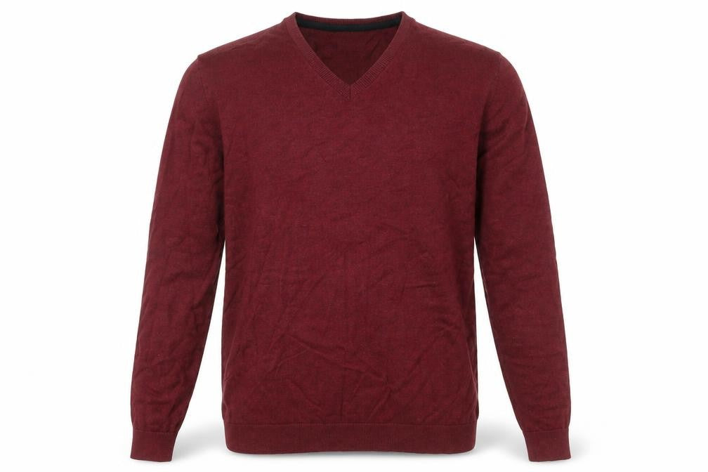 Next Men's Red V-Neck Pullover Jumper Size M
