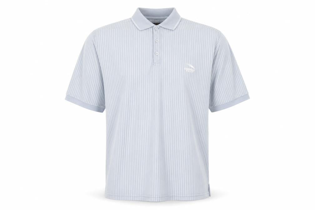 Donnay Men's Blue XL Striped Golf Polo Shirt