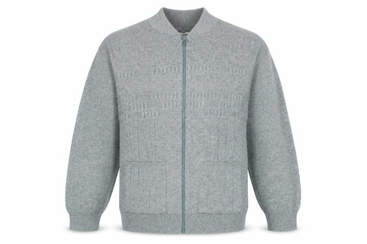 Greenwoods Men's Grey Full Zip Jumper XL