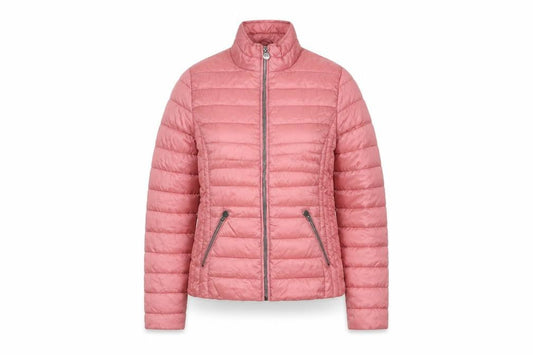 Betty Kay Women's Pink Puffer Jacket, Size 10, Winter Casual