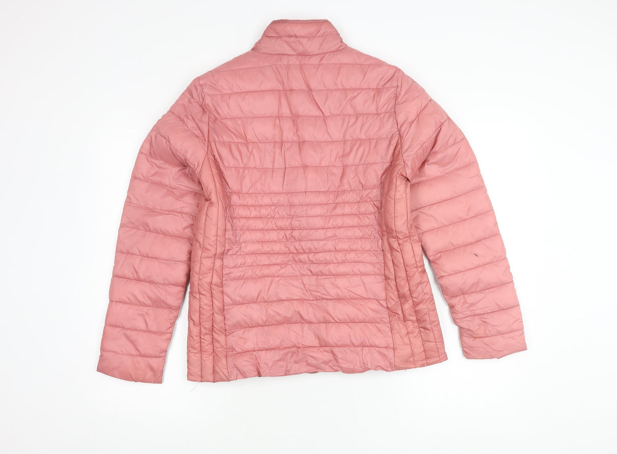 Betty Kay Women's Pink Puffer Jacket, Size 10, Winter Casual