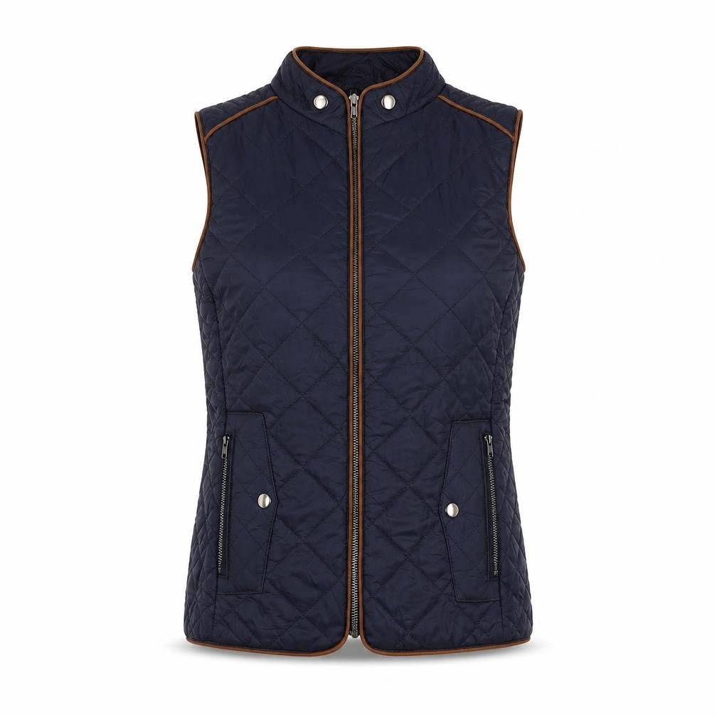 Jack In The Bag Women's Blue Quilted Waistcoat Size 10