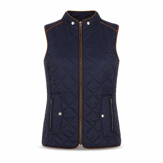 Jack In The Bag Women's Blue Quilted Waistcoat Size 10