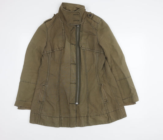 Next Women's Brown Mid-Length Jacket Size 8