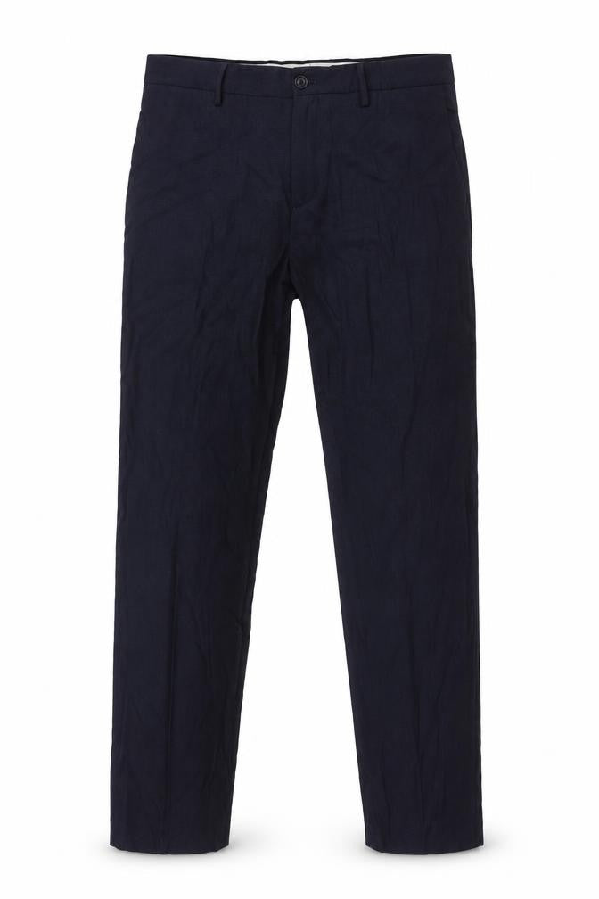 Zara Men's Blue Trousers Size L, Polyester Blend