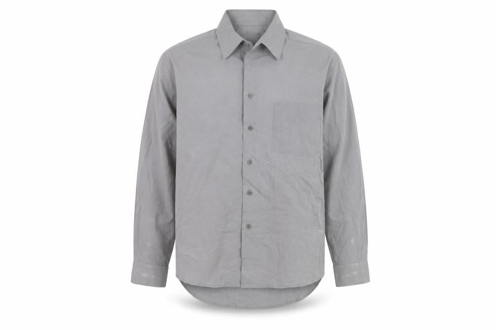 J. Cavelli Men's Grey Long Sleeve Button-Up Shirt M
