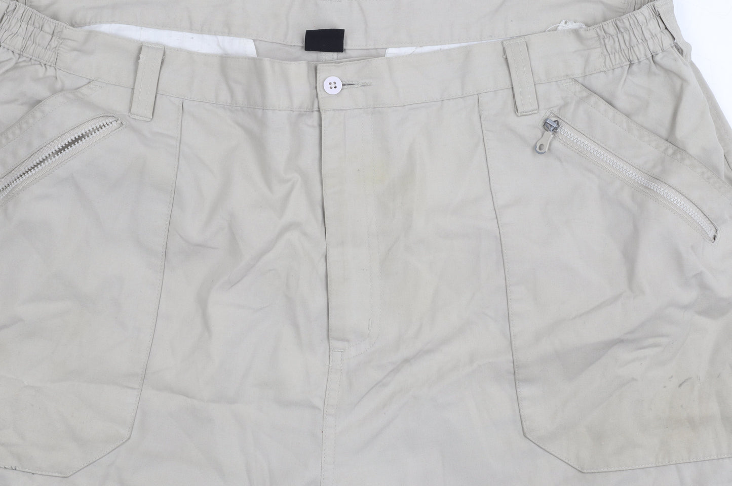 Cotton Traders Beige Cargo Trousers UK Size 14 Unisex